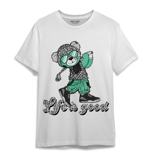 Green Glow 3s T Shirt Match BER Like Golf Jezsport.com