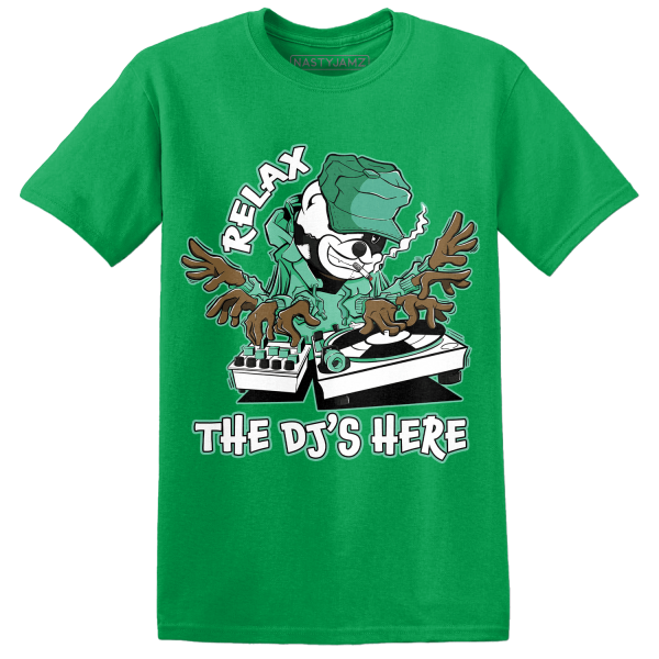 High OG Green Glow 1s T Shirt Match BER The DJ Here Jezsport.com