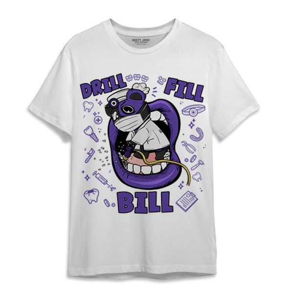 Field Purple 12s T Shirt Match BER The Dentist Jezsport.com