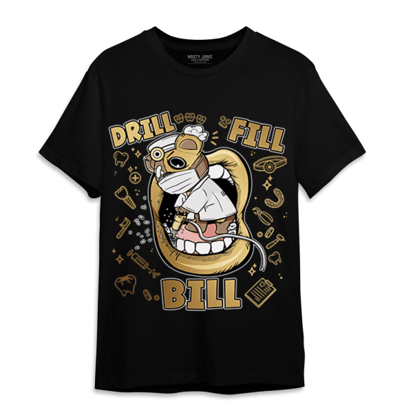 High OG Metallic Gold 1s T Shirt Match BER The Dentist Jezsport.com