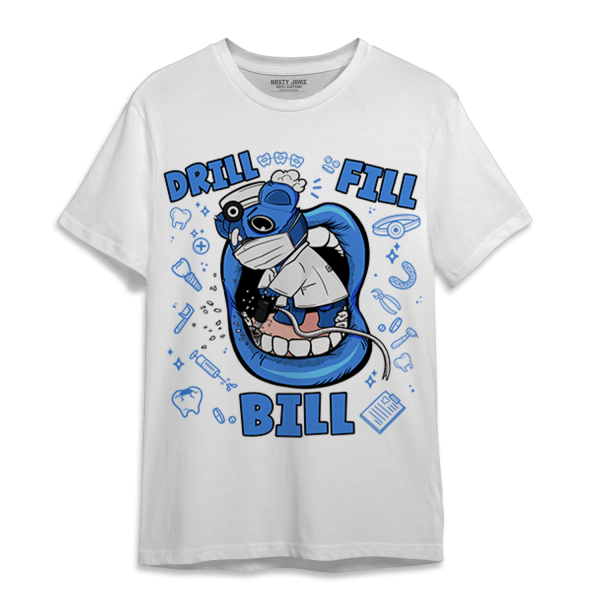 University Blue Toe 1s T Shirt Match BER The Dentist Jezsport.com