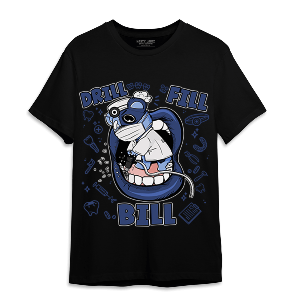 Midnight Navy 5s T Shirt Match BER The Dentist Jezsport.com