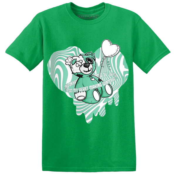 High OG Green Glow 1s T Shirt Match BER Winter Jezsport.com