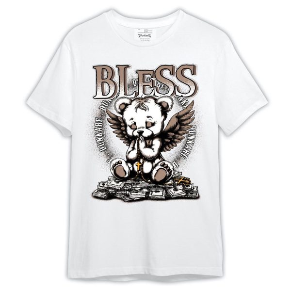 OG Latte 1s Shirt, Bless Bear Angel Shirt Outfit 1 High OG Latte 1405 HDT Matching Jordan Shirt Jezsport.com