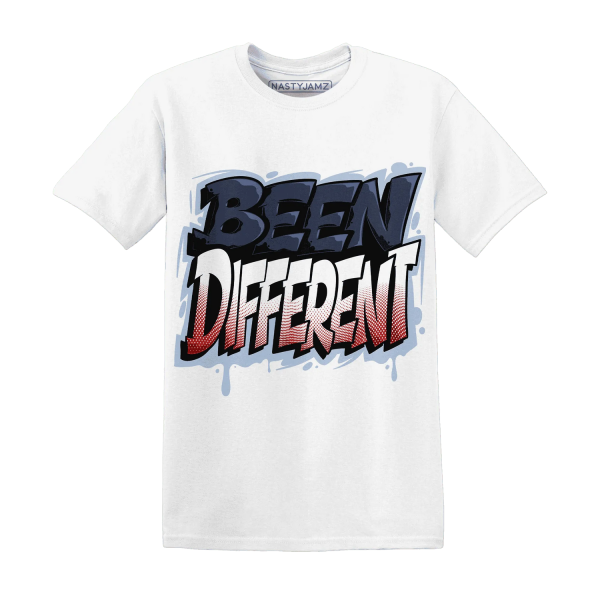 White Navy 6s T Shirt Match Become Different Jezsport.com