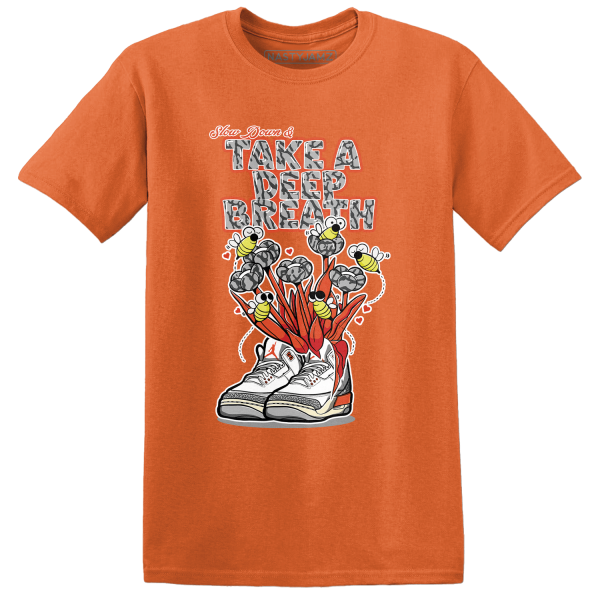 Georgia Peach 3s T Shirt Match Bee Sneaker Jezsport.com