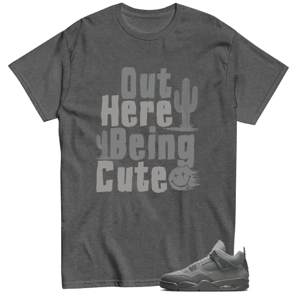 Being Cute Shirt to Match Jordan 4 SE Wet Cement Jezsport.com