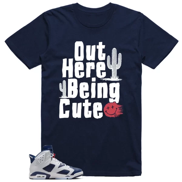 Being Cute Shirt to Match Jordan 6 Olympic Jezsport.com