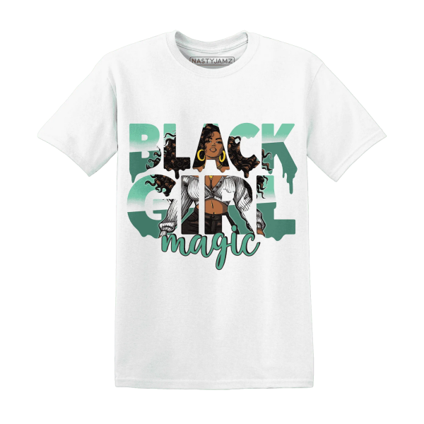 High OG Green Glow 1s T Shirt Match Black Girl Magic Jezsport.com