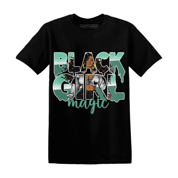 High OG Green Glow 1s T Shirt Match Black Girl Magic Jezsport.com