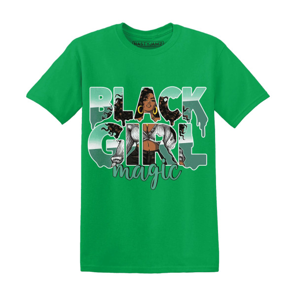 High OG Green Glow 1s T Shirt Match Black Girl Magic Jezsport.com