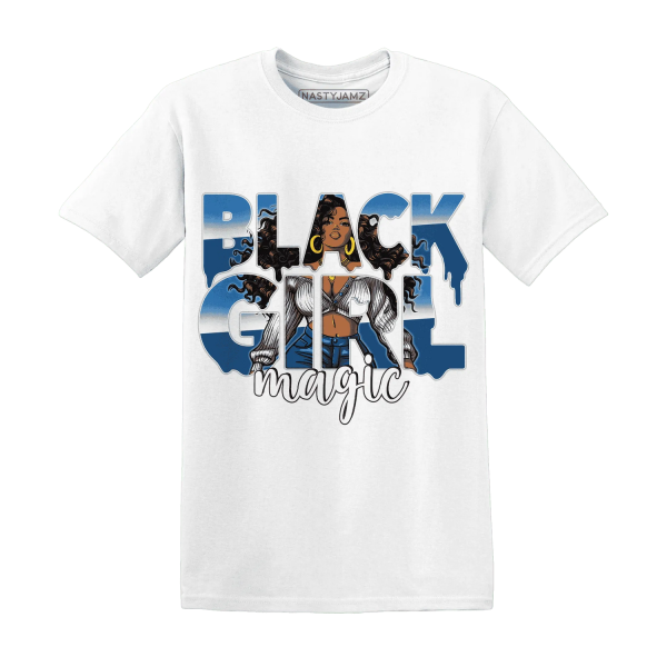 Industrial Blue 4s T Shirt Match Black Girl Magic Jezsport.com