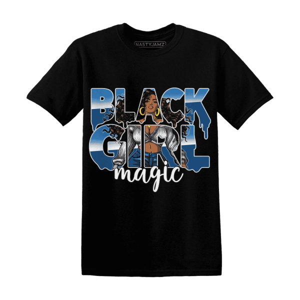 Industrial Blue 4s T Shirt Match Black Girl Magic Jezsport.com