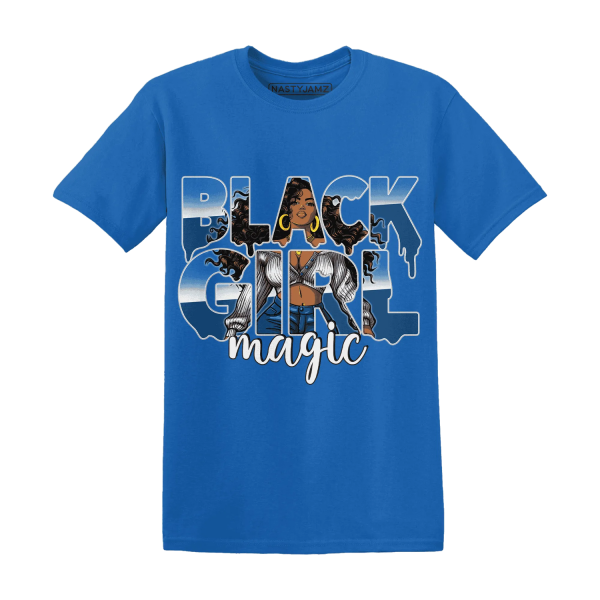 Industrial Blue 4s T Shirt Match Black Girl Magic Jezsport.com