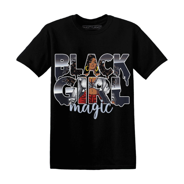 White Navy 6s T Shirt Match Black Girl Magic Jezsport.com