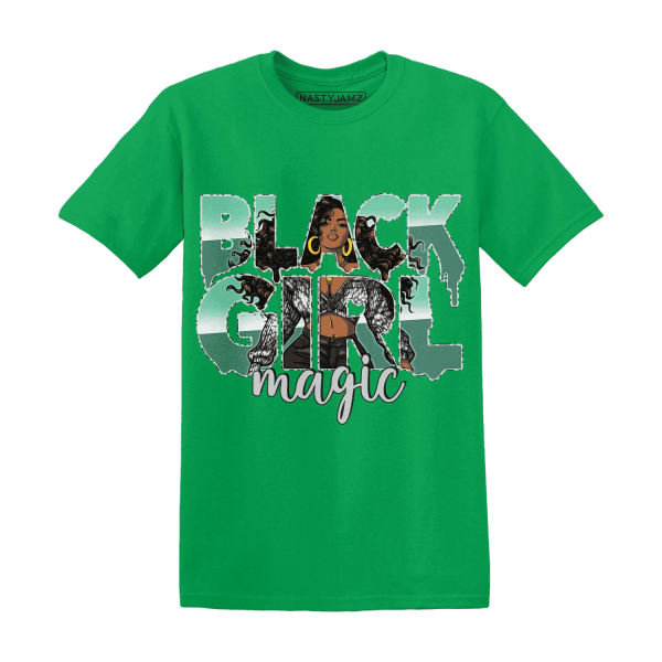 Green Glow 3s T Shirt Match Black Girl Magic Jezsport.com