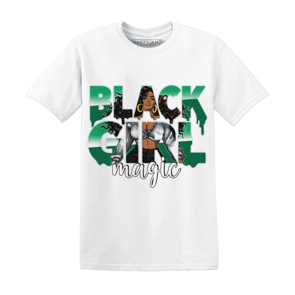 Lucky Green 5s T Shirt Match Black Girl Magic Jezsport.com