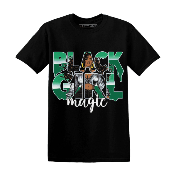 Lucky Green 5s T Shirt Match Black Girl Magic Jezsport.com