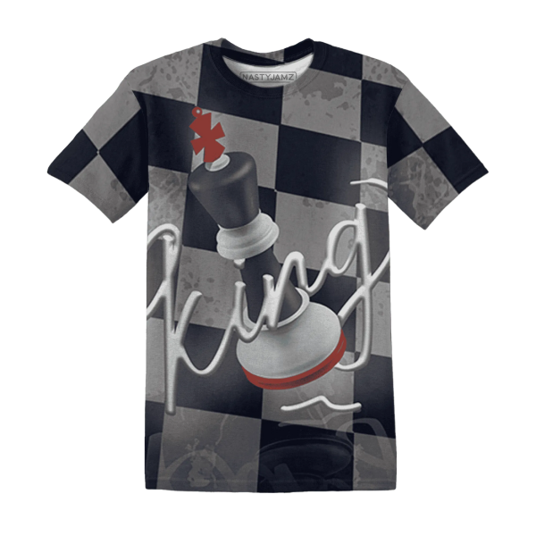 White Navy 6s T Shirt Match Black King 3D Jezsport.com