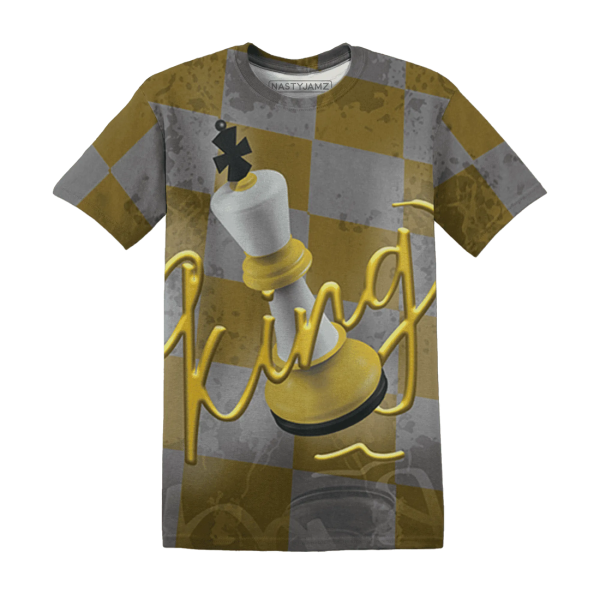 Yellow Ochre 6s T Shirt Match Black King 3D Jezsport.com