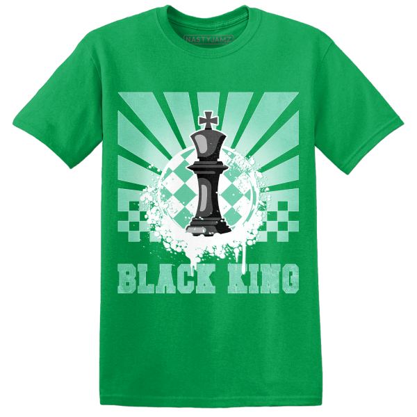 High OG Green Glow 1s T Shirt Match Black King Collection Jezsport.com