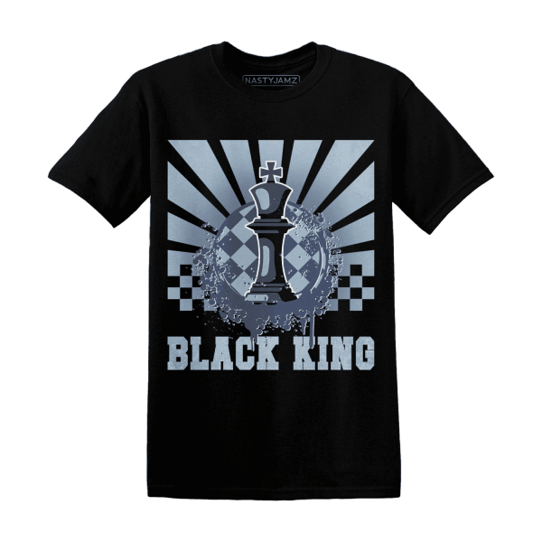 Mid Diffused Blue Grey 1s T Shirt Match Black King Collection Jezsport.com