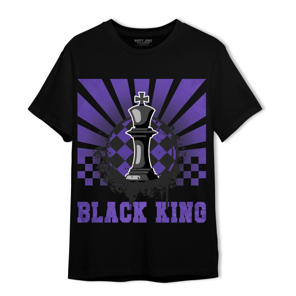 Field Purple 12s T Shirt Match Black King Collection Jezsport.com