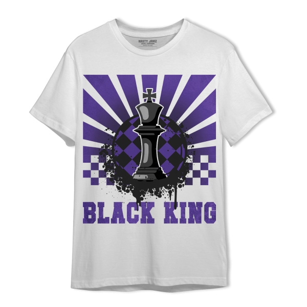 Field Purple 12s T Shirt Match Black King Collection Jezsport.com