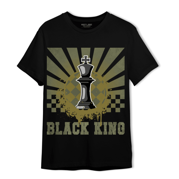 SE Craft Medium Olive 4s T Shirt Match Black King Collection Jezsport.com