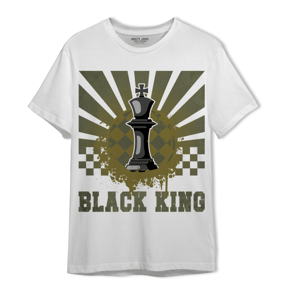 SE Craft Medium Olive 4s T Shirt Match Black King Collection Jezsport.com