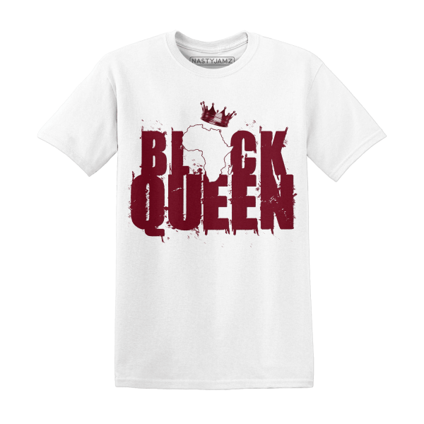 High White Team Red 1s T Shirt Match Black King Crown Jezsport.com