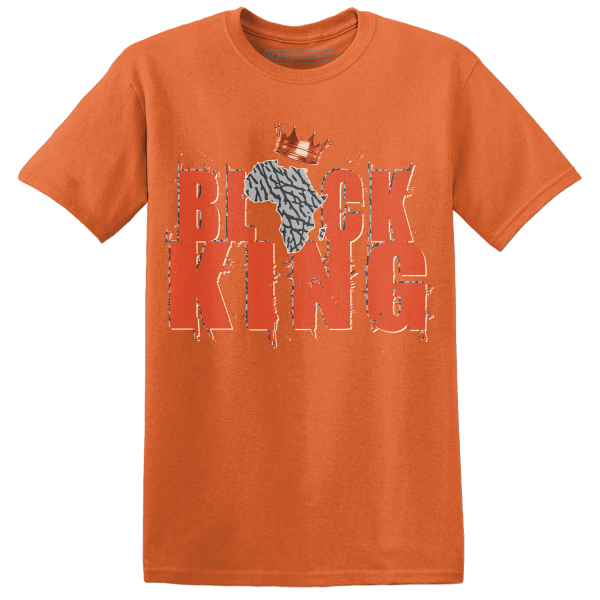 Georgia Peach 3s T Shirt Match Black King Crown Jezsport.com