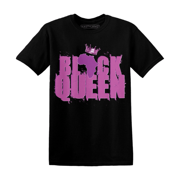 GS Hyper Violet 4s T Shirt Match Black King Crown Jezsport.com