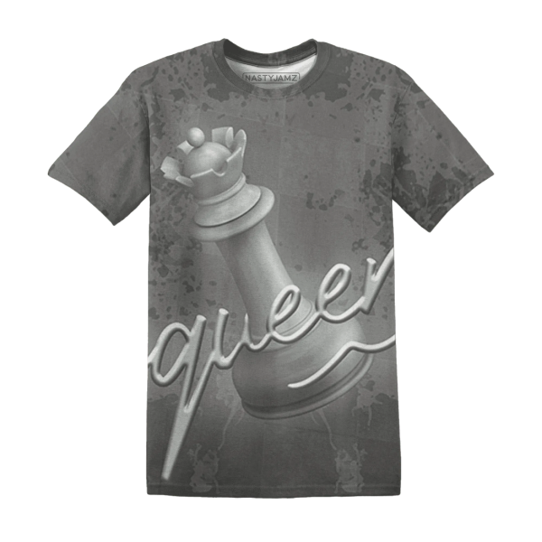 SE Sail 5s T Shirt Match Black Queen 3D Jezsport.com