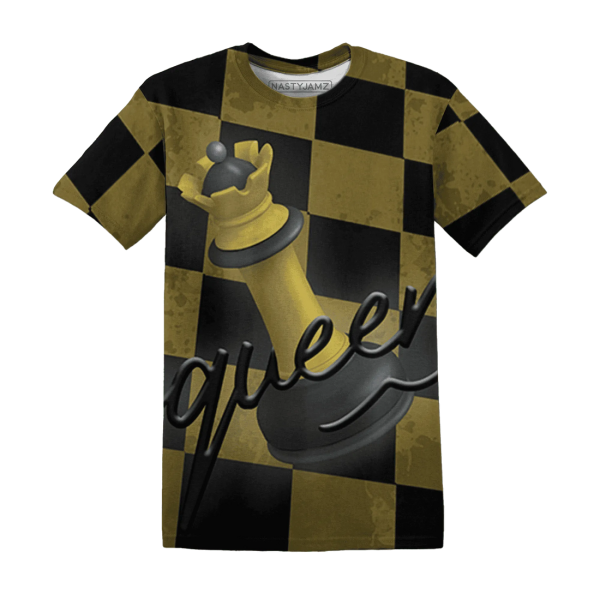 Thunder 4s T Shirt Match Black Queen 3D Jezsport.com