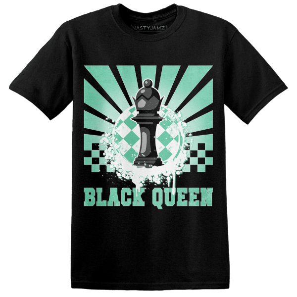 High OG Green Glow 1s T Shirt Match Black Queen Collection Jezsport.com