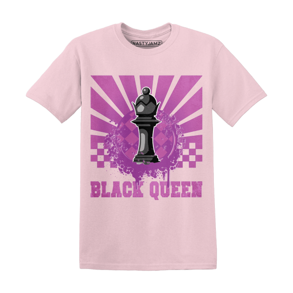 GS Hyper Violet 4s T Shirt Match Black Queen Collection Jezsport.com