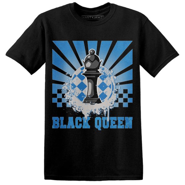 Industrial Blue 4s T Shirt Match Black Queen Collection Jezsport.com