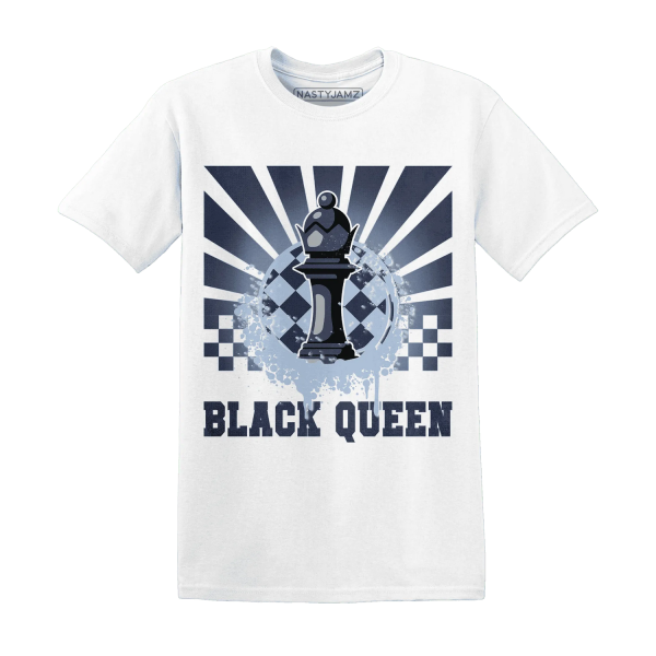 White Navy 6s T Shirt Match Black Queen Collection Jezsport.com