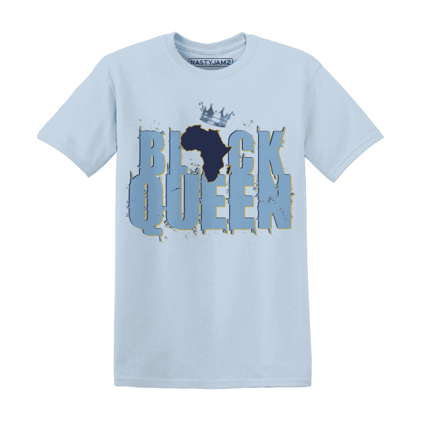 First In Flight 1s T Shirt Match Black Queen Crown Jezsport.com