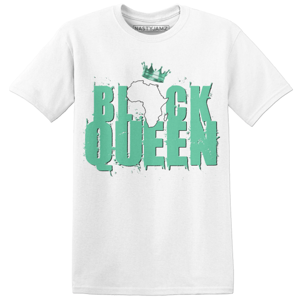 High OG Green Glow 1s T Shirt Match Black Queen Crown Jezsport.com