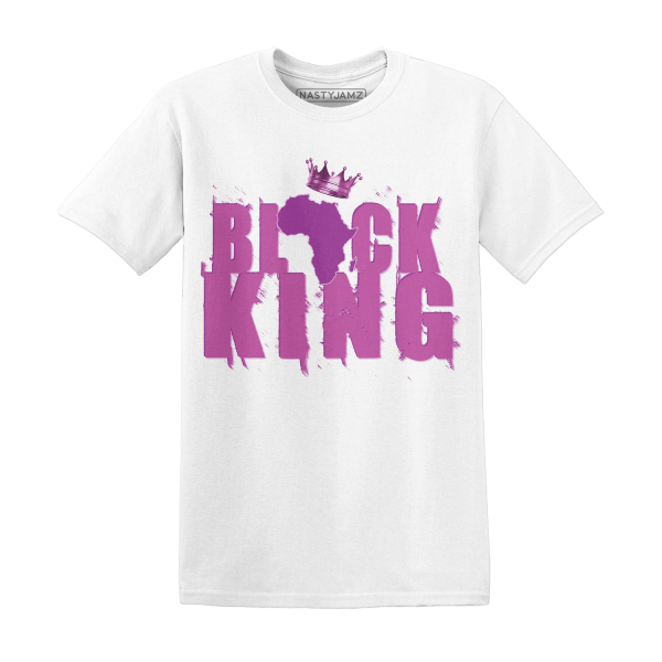 GS Hyper Violet 4s T Shirt Match Black Queen Crown Jezsport.com