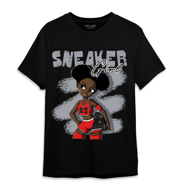 Bred Reimagined 4s T Shirt Match Black Sneaker Girl Jezsport.com