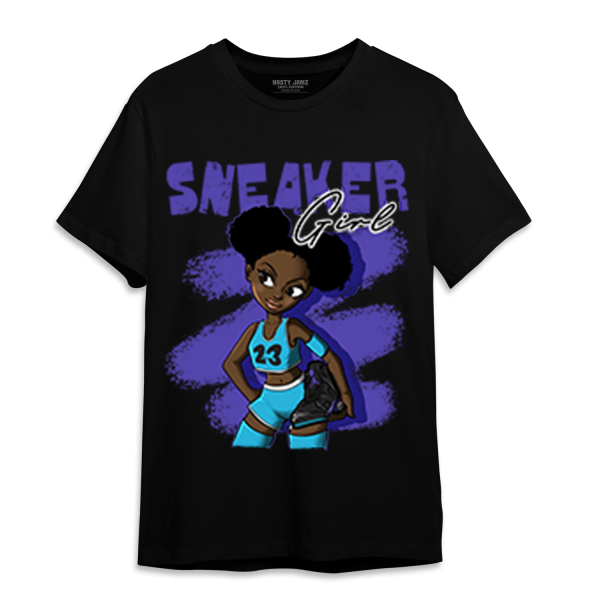 Aqua 6s T Shirt Match Black Sneaker Girl Jezsport.com