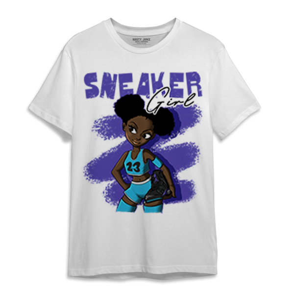 Aqua 6s T Shirt Match Black Sneaker Girl Jezsport.com