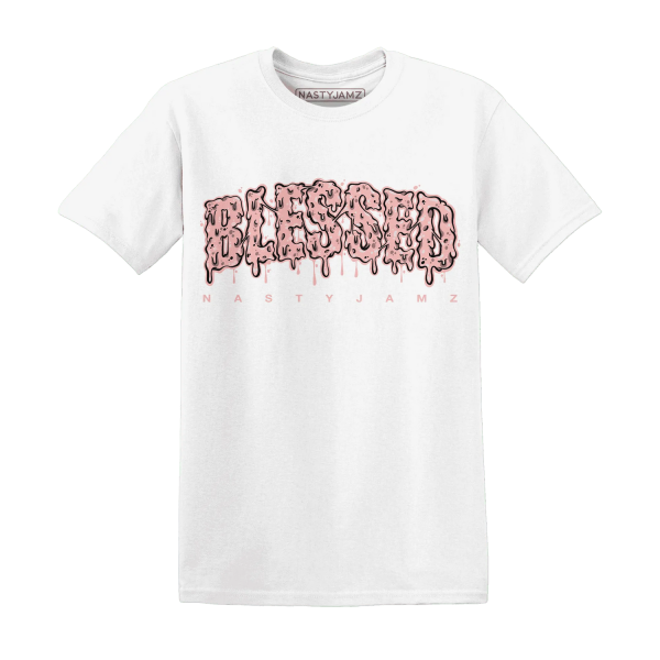 Low Legend Pink 11s T Shirt Match Blessed Text Jezsport.com