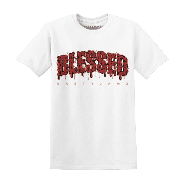 Dune Red 13s T Shirt Match Blessed Text Jezsport.com