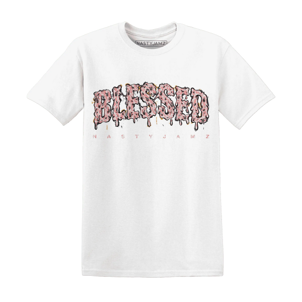 Red Stardust 3s T Shirt Match Blessed Text Jezsport.com