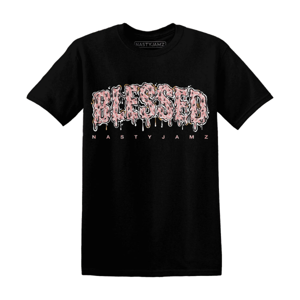 Red Stardust 3s T Shirt Match Blessed Text Jezsport.com