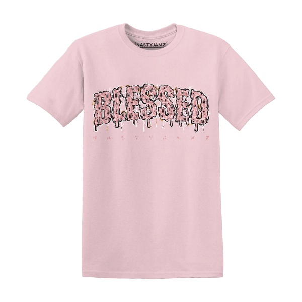 Red Stardust 3s T Shirt Match Blessed Text Jezsport.com